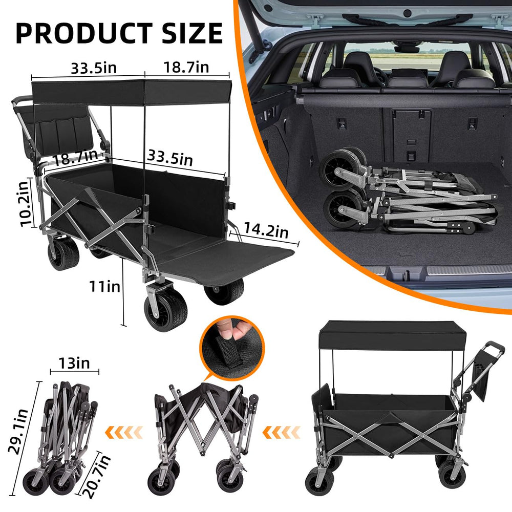 MAXFUT diseño plegable facilita guardarlo en casa o coche tras el paseo.