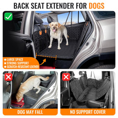 MAXFUT Hamaca para perro en coche, mantiene al animal seguro y cómodo.