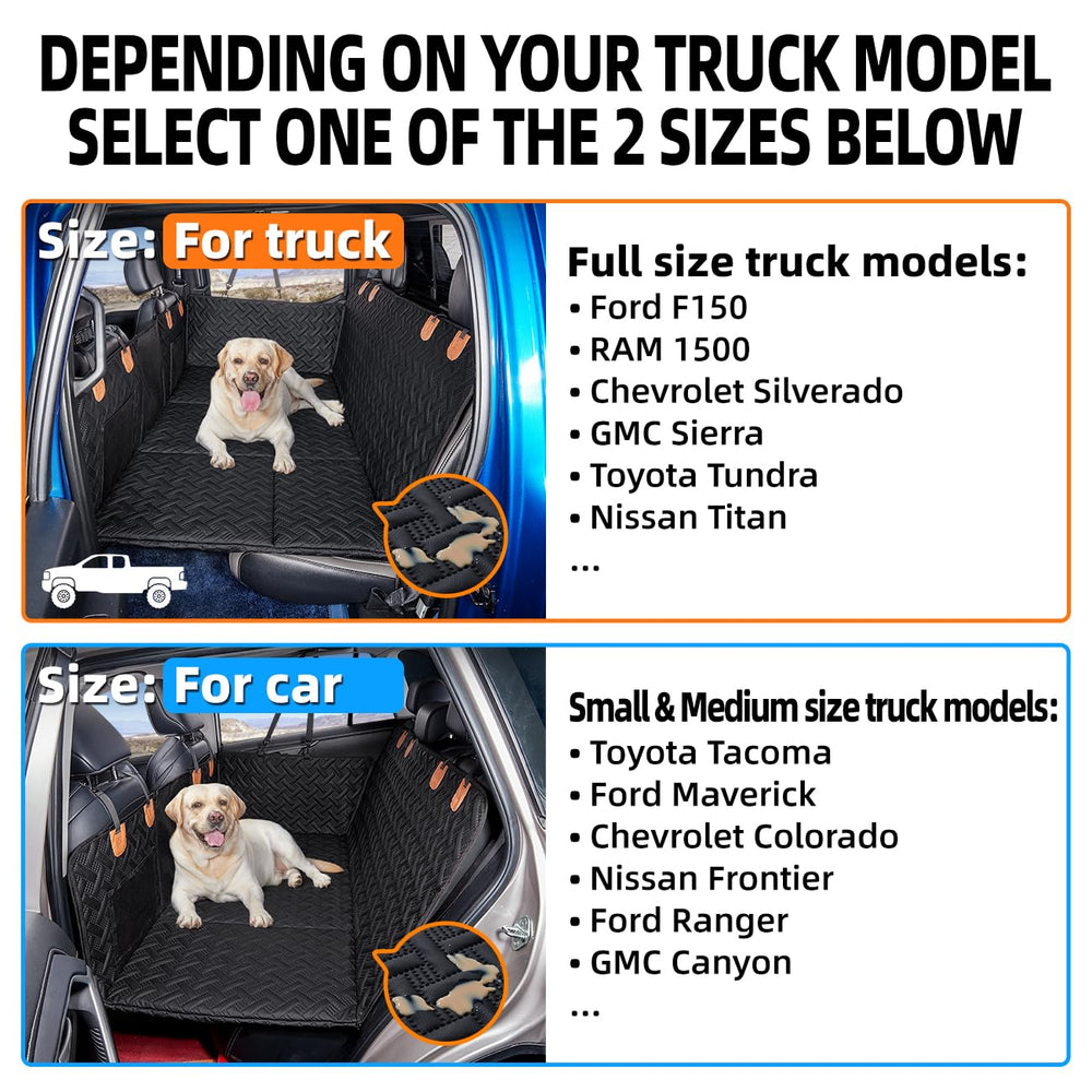 MAXFUT hamaca para perro en camión aporta seguridad y comodidad durante el viaje