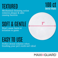 Maxi-Guard envase de toallitas dentales, fácil almacenamiento y acceso.