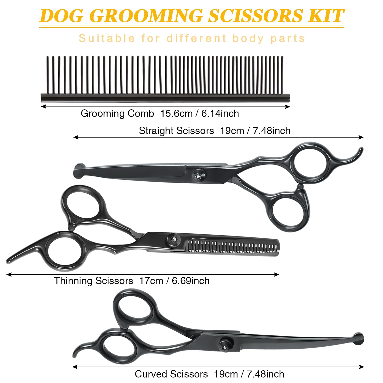 Maxshop peine de grooming para perros y gatos, facilita desenredar durante el perfilado.