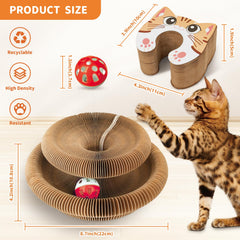 MAXTOOA diseño de forma cambiante magnético para gatos curiosos