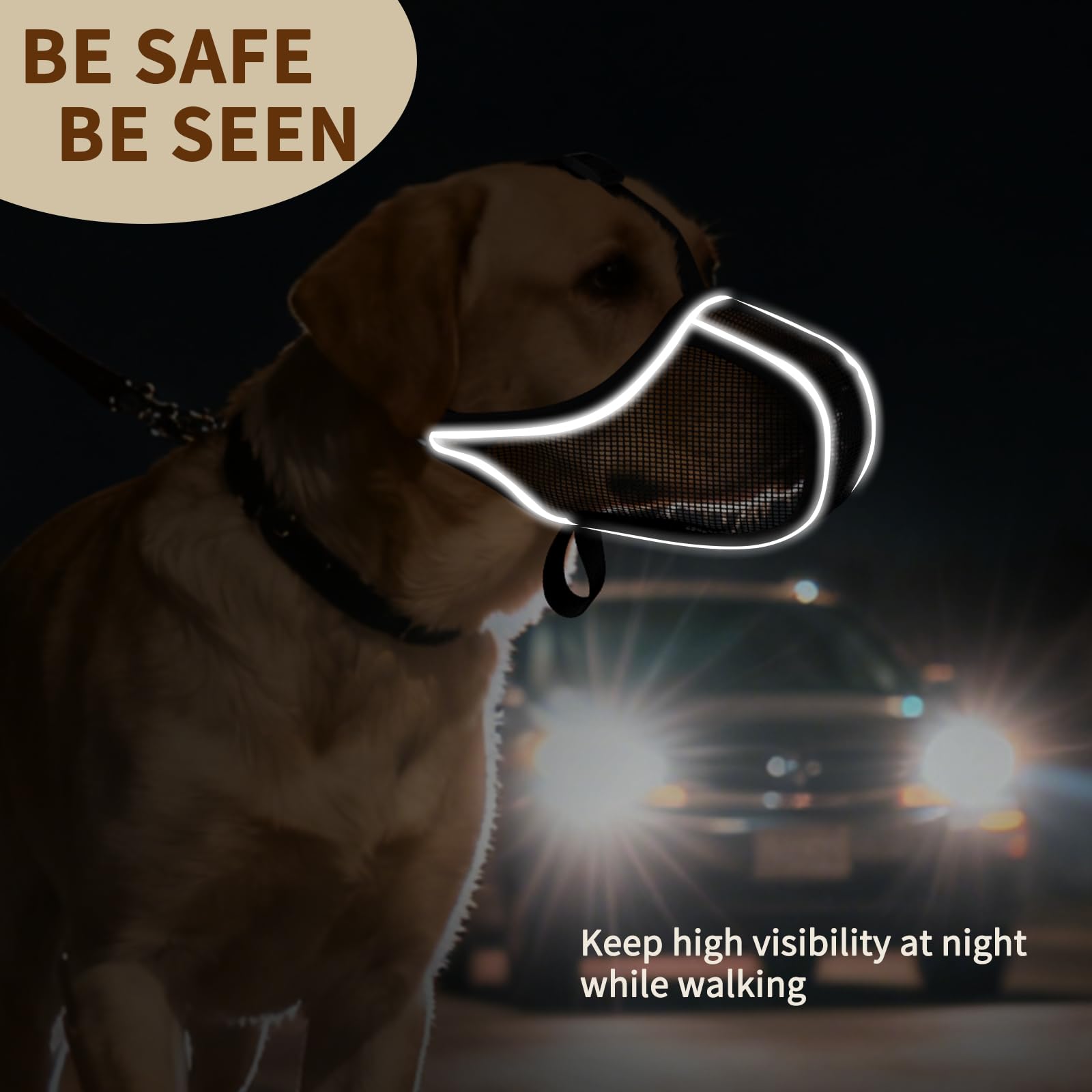 Mayerzon borde suave reduce rozaduras en perros durante uso prolongado.