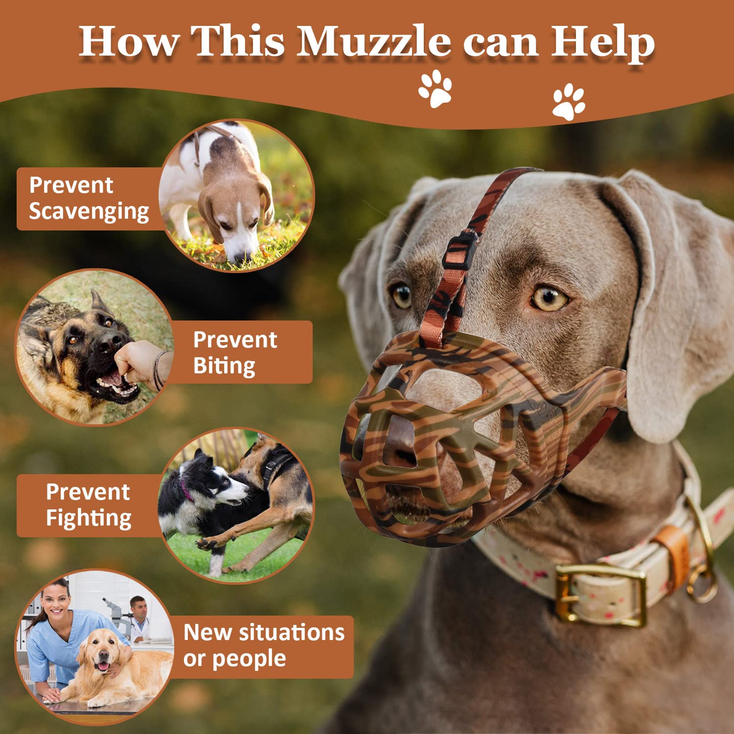 Mayerzon Muzzle permite beber agua gracias a aberturas amplias.