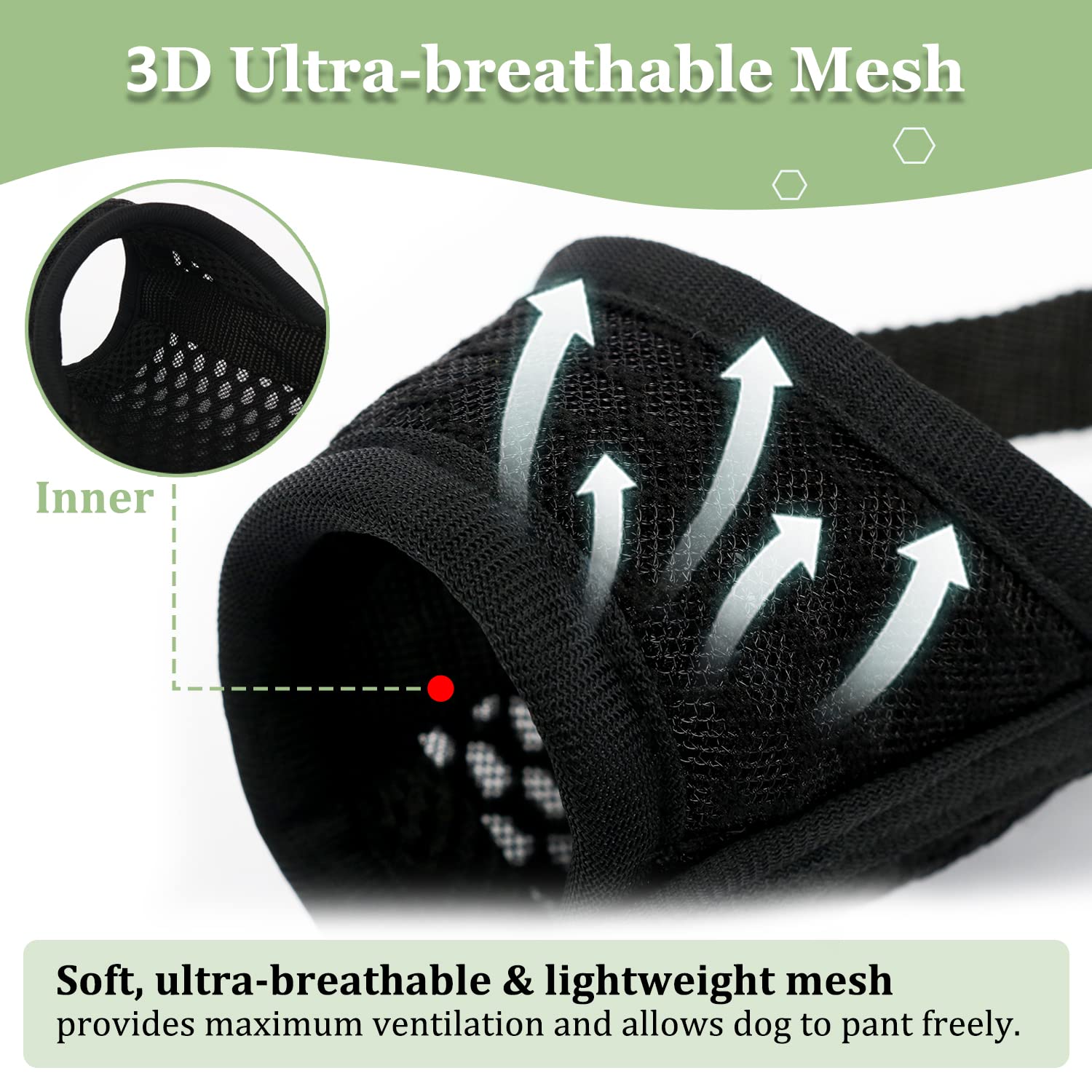 Mayerzon Muzzle XXL, talla amplia para Labrador y similares, ajuste cómodo
