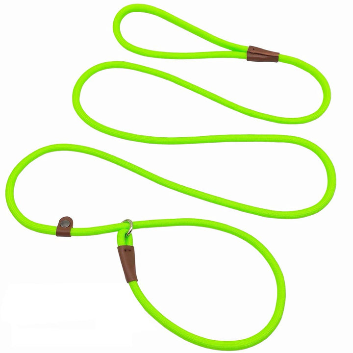 MayPaw correadeslizante verde, 7 pies, sin tirones para paseos controlados.