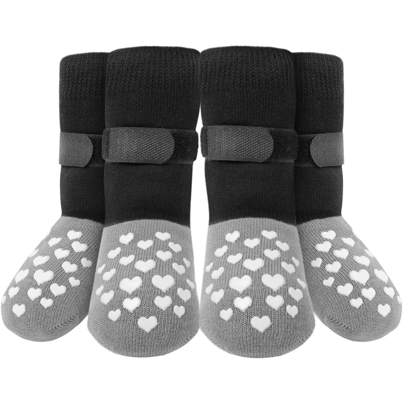 MBTWZ calcetines antideslizantes para perros, enfoque en patas, mejor agarre interior.
