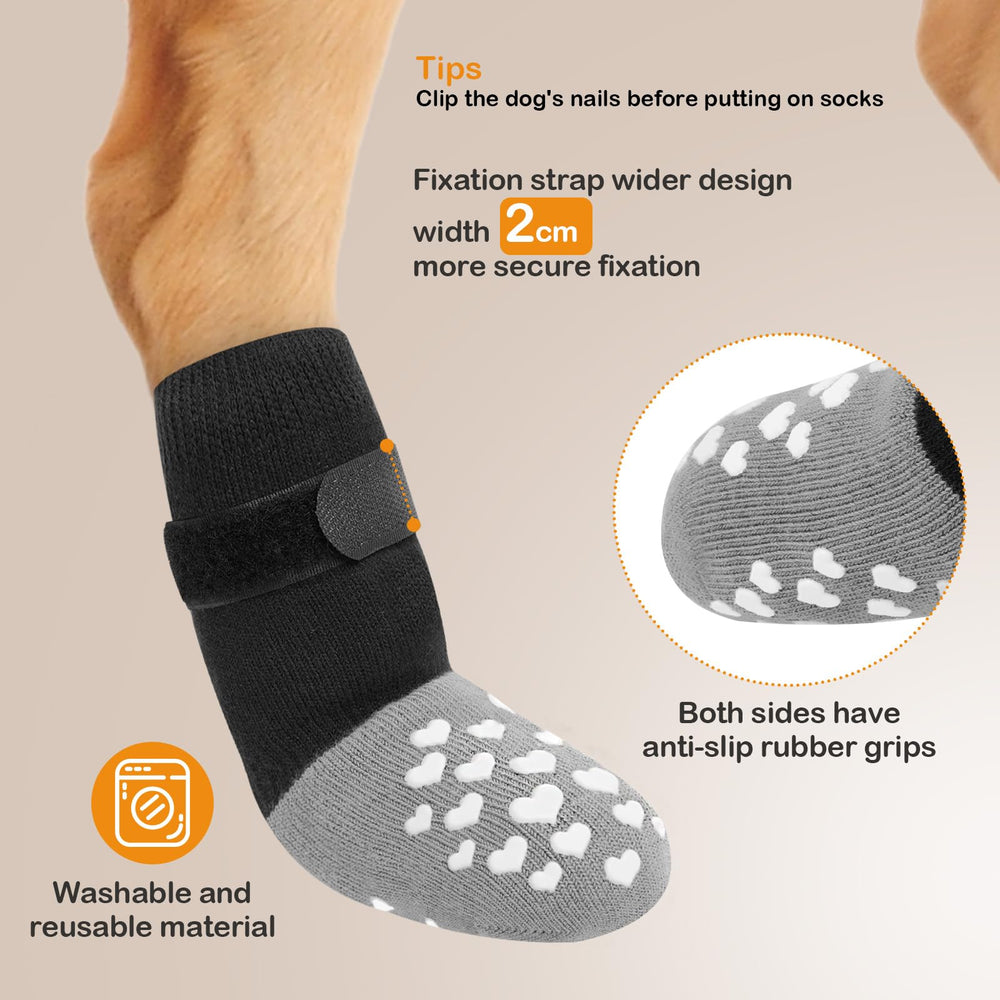 MBTWZ calcetines para perros, evitan lamido de patas.