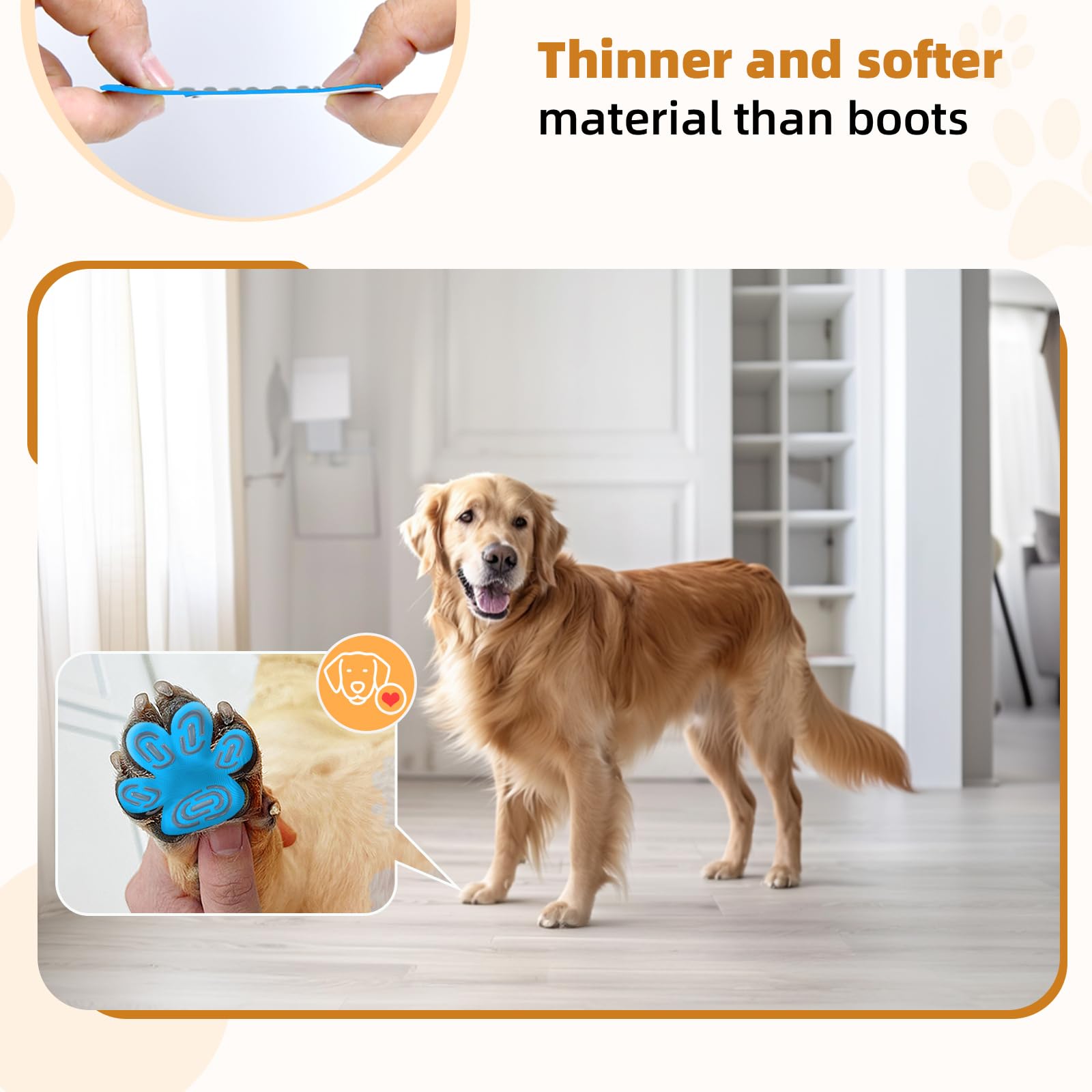 MBTWZ protege suelos de madera con parches antideslizantes para perros mayores