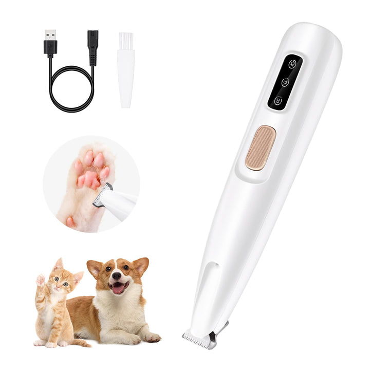 Mcbazel recortadora micro para mascotas en patas, corte fino y seguro.
