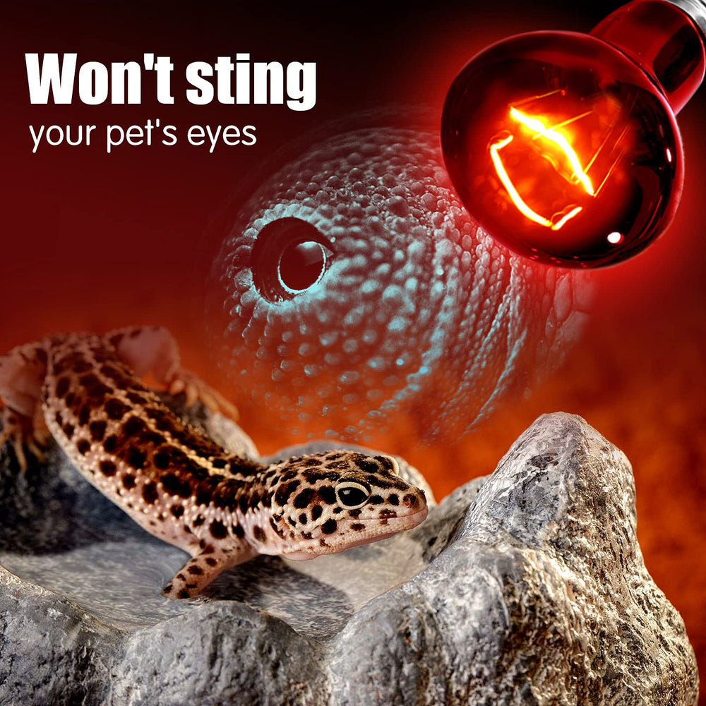 Bombilla para terrario, compatible con varios hábitats y reptiles.
