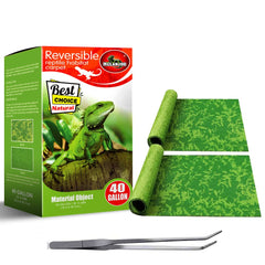 Alfombra terrario MCLANZOO: superficie suave para reptiles y mejor higiene.
