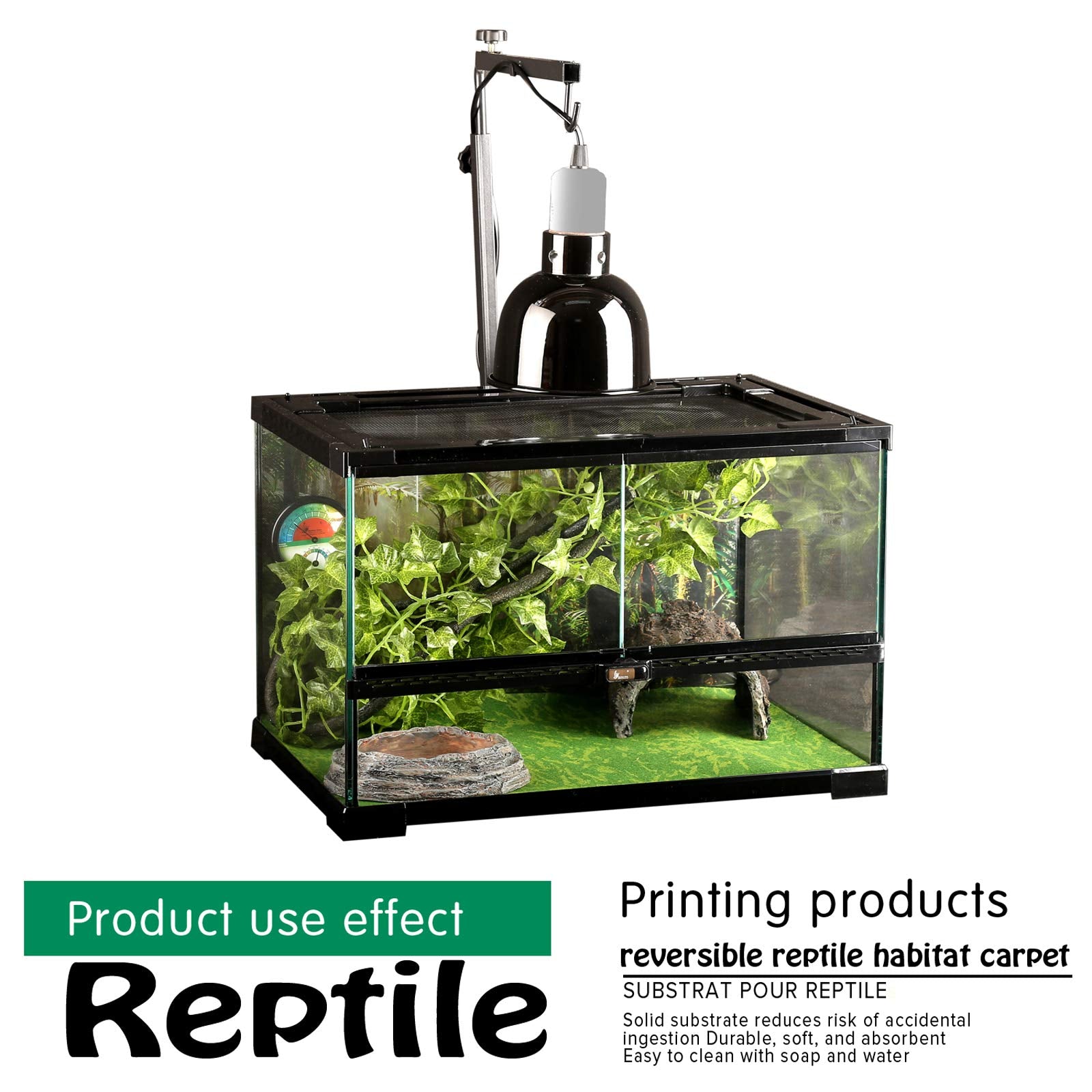 Alfombra MCLANZOO apta para múltiples especies de reptiles.