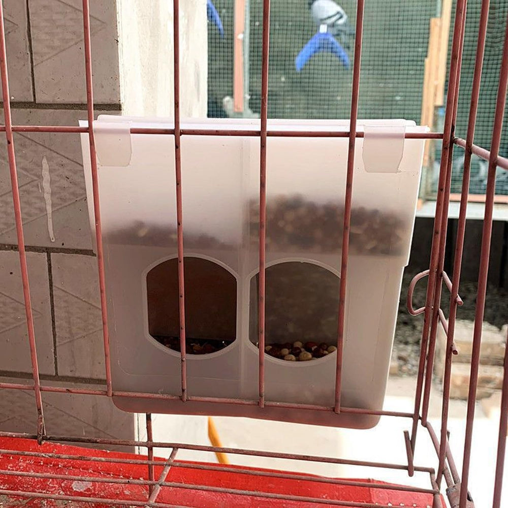 MdakeGo cubeta de alimentación para aves: capacidad adecuada para semillas.