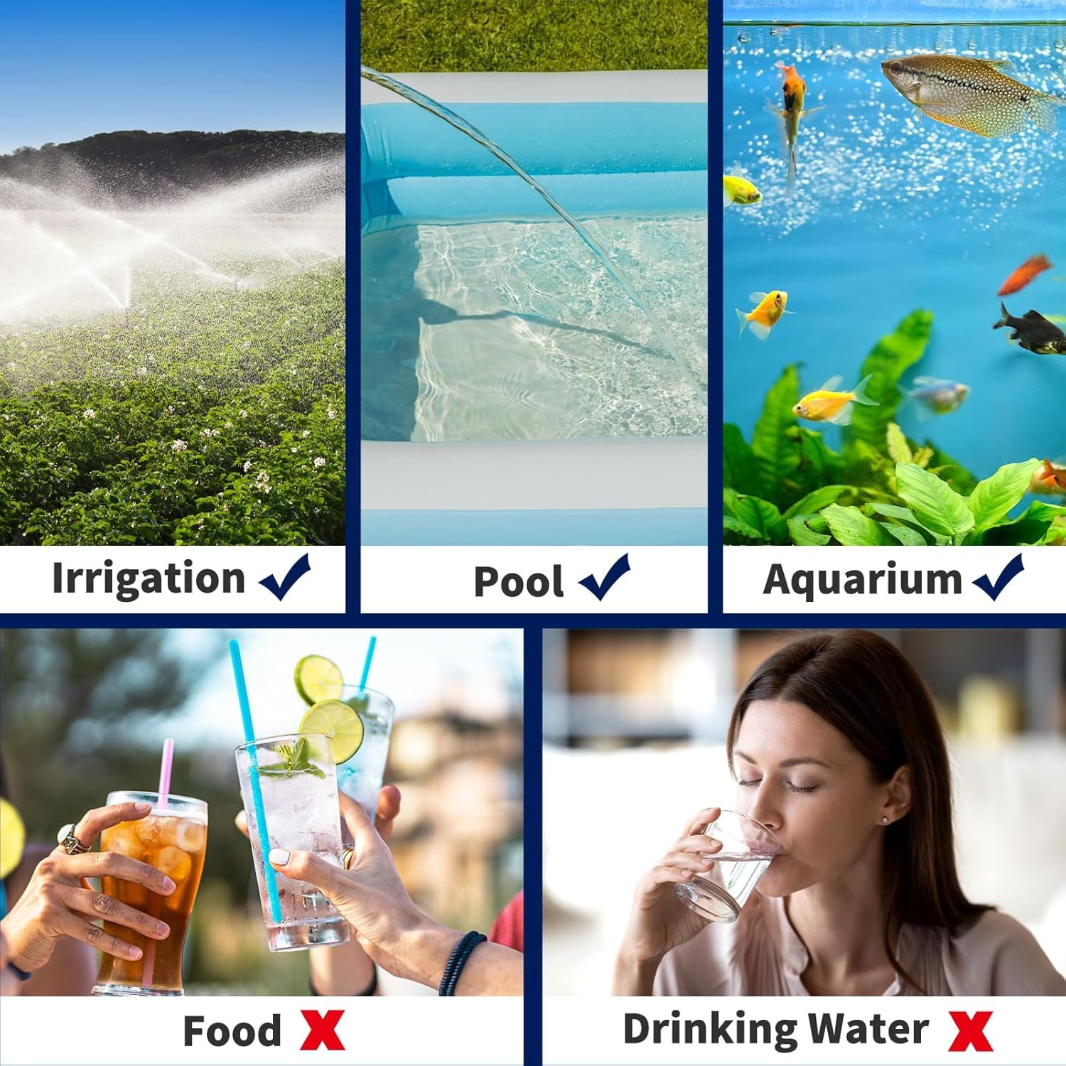 MDYPUINO tubo de aire para acuario diseño duradero para uso prolongado.