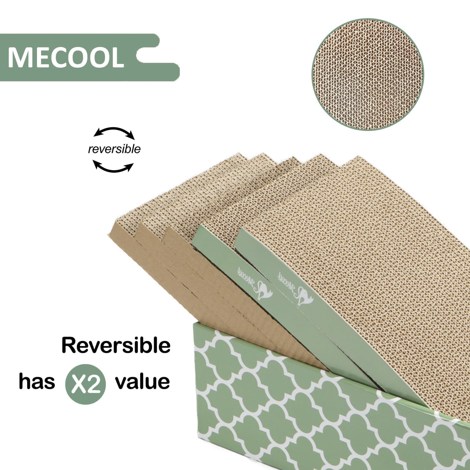 MECOOL hierba gatera incluida para estimular el juego del gato.