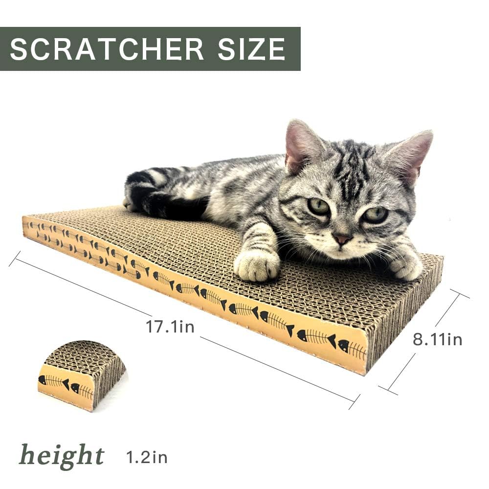 MECOOL conjunto de tres rascadores reversibles para gatos.