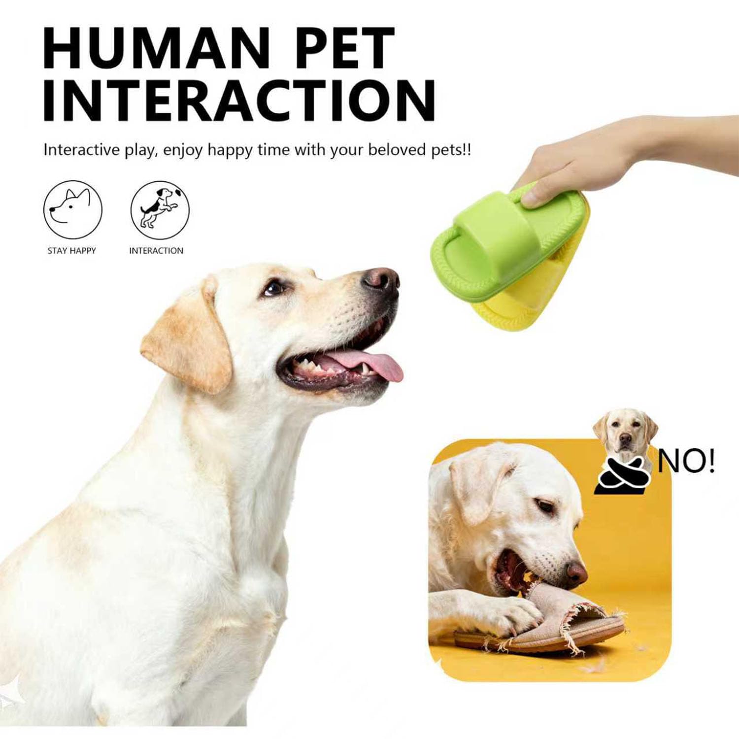 MECOOL Juguete masticable de TPU, resistente para dientes caninos.