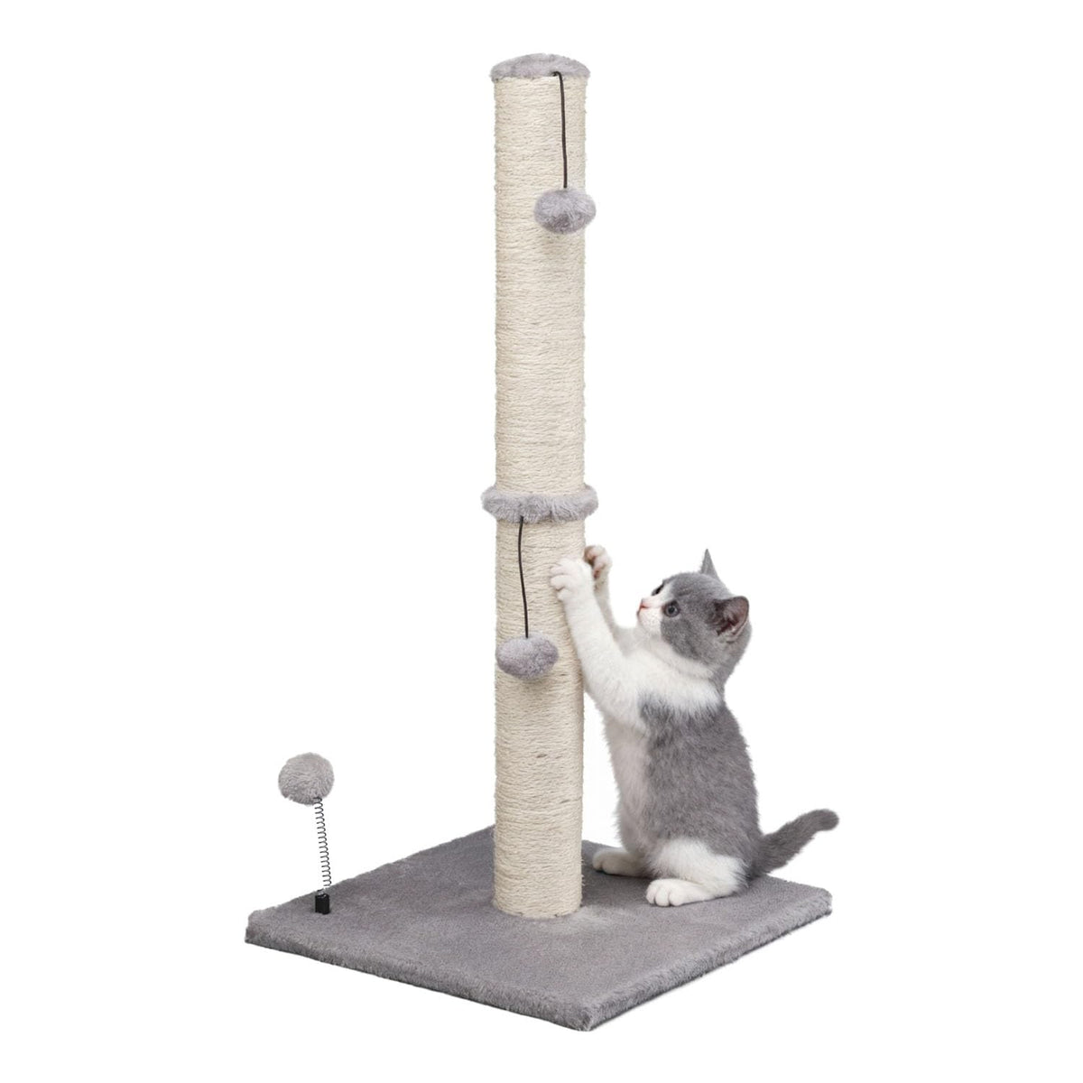 MECOOL post rascar gatos alto 34 pulgadas para ejercitar garras.