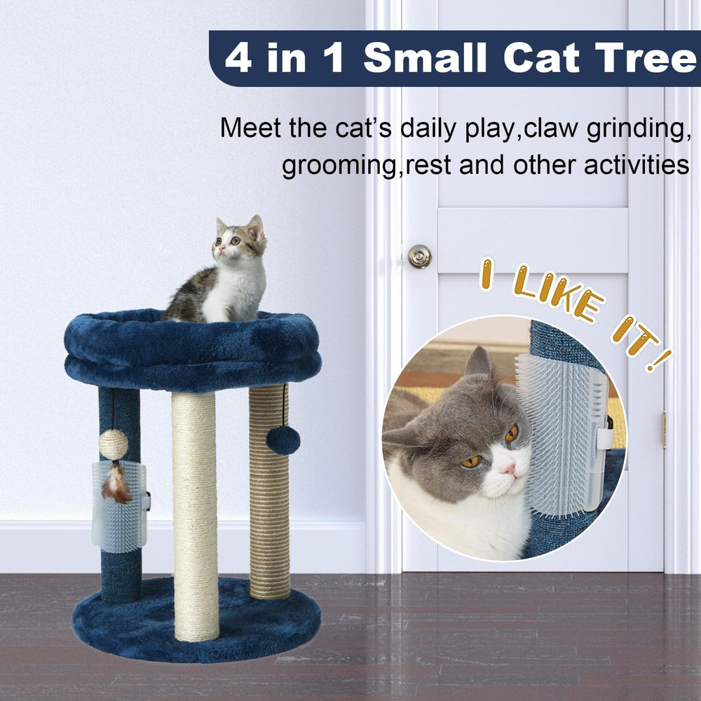 MECOOL poste rasca-sisal para gatos, protege muebles y cuida uñas.