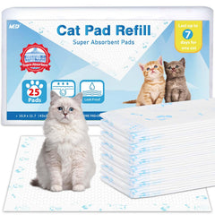 MED almohadillas para arenero de gato, absorbentes y duraderas para orina.