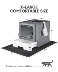 Medario caja de arena plegable, ideal para viaje y almacenamiento pequeño.