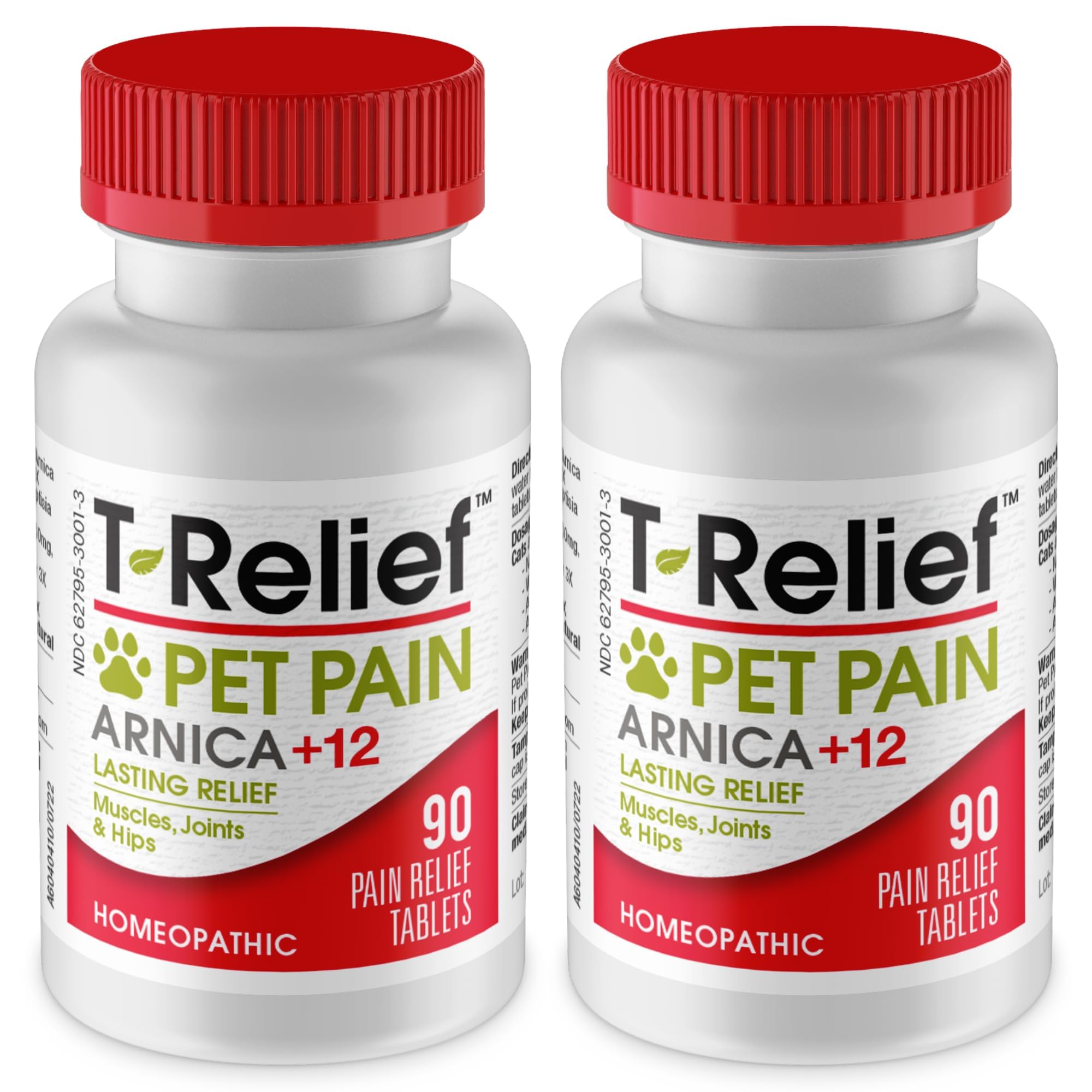 MediNatura T-Relief tabletas-arnica, alivio suave de molestias musculares en mascotas.