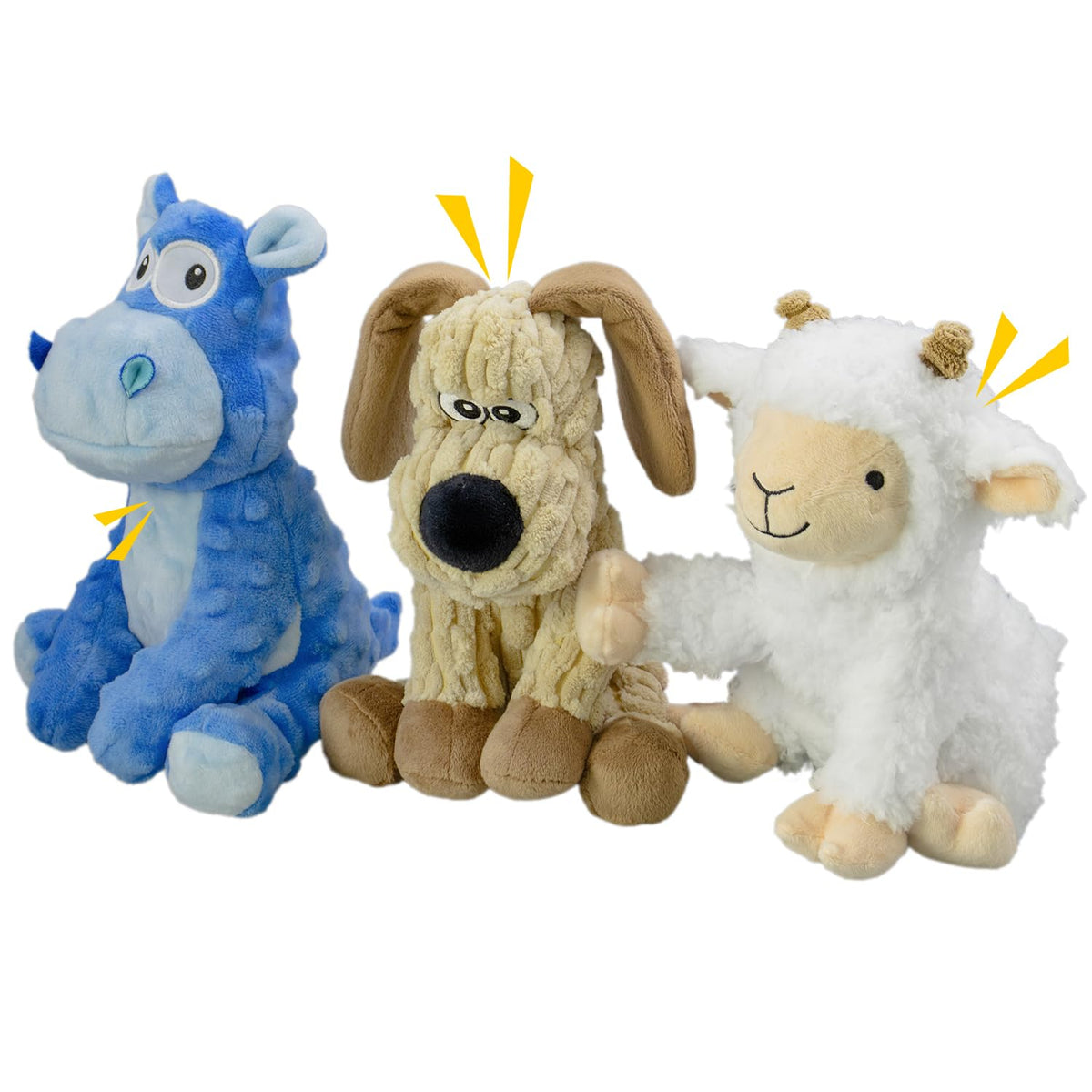 MeetYooo hipopótamo, juguete chirrido, ideal para estimulación y juego activo