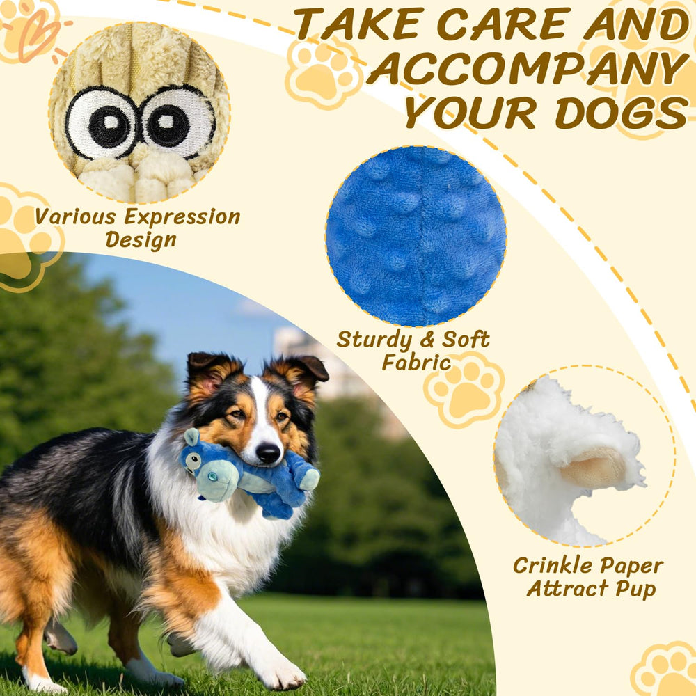 MeetYooo perro, juguete chirrido, ideal para mordidas suaves y entretenimiento al aire libre