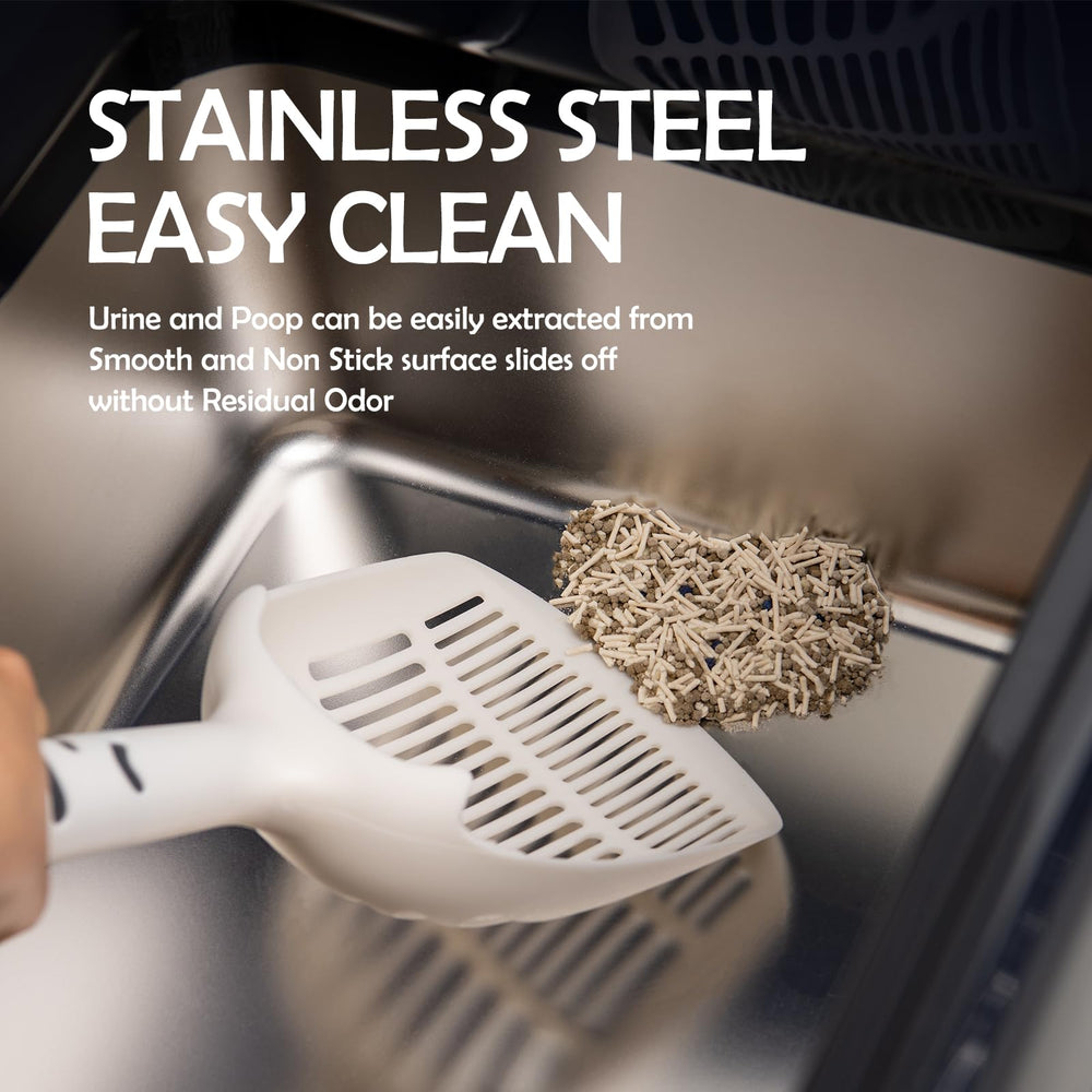 MEEXPAWS pala de metal resistente para limpieza eficiente