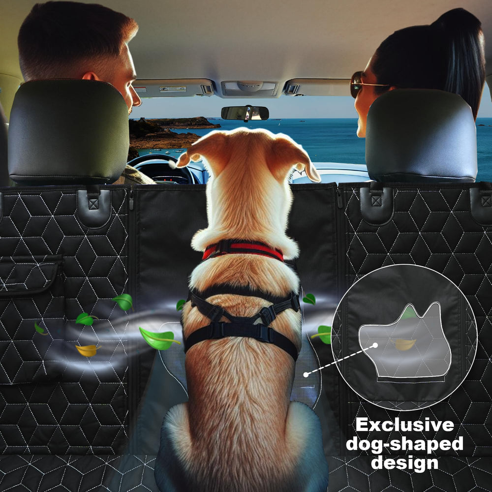 Meginc funda-asiento-perro antideslizante: evita deslizamientos durante la conducción.