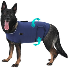 Meifsou chaleco antiansiedad para perros durante tormenta, aporta seguridad y calma