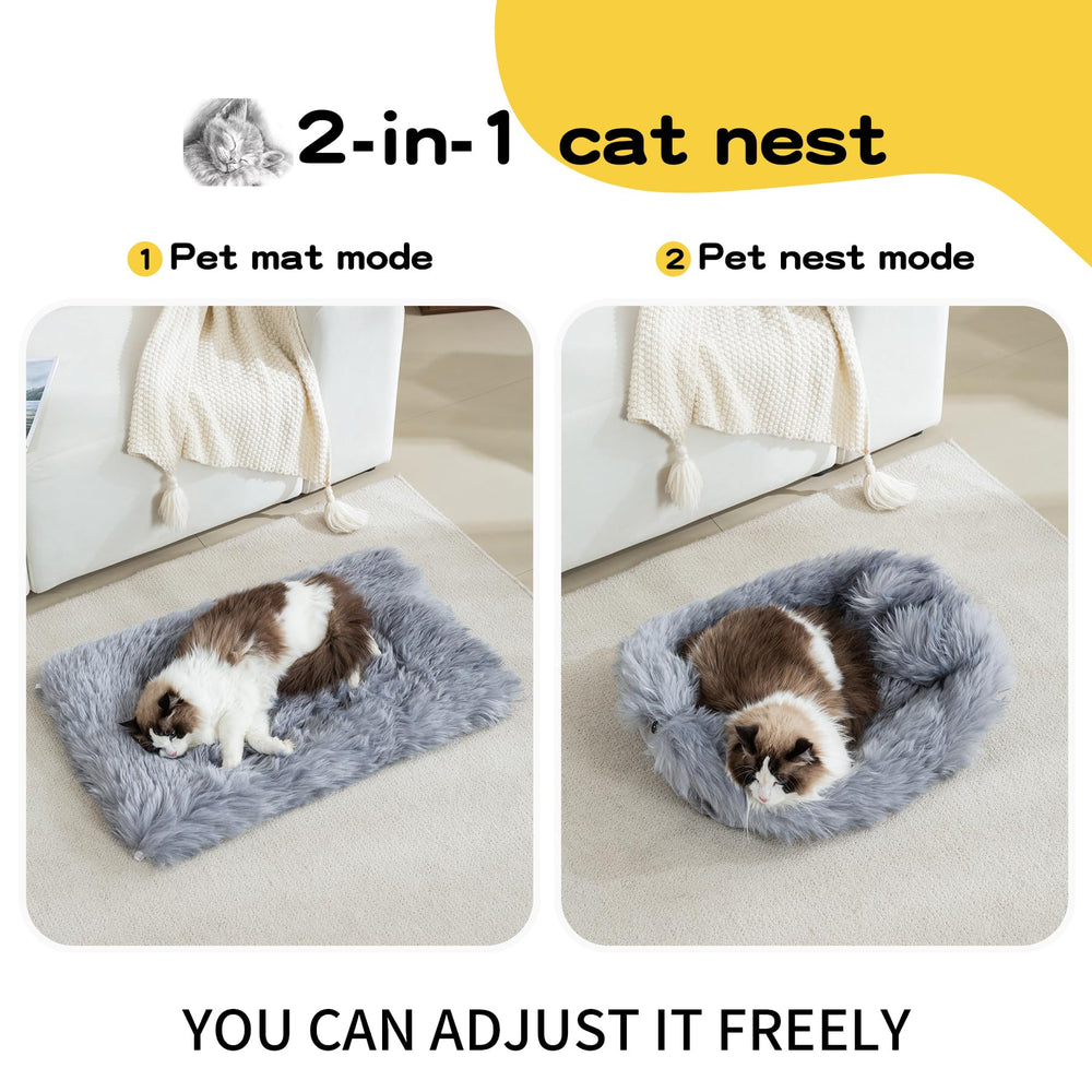 MeiSan cama en sofá para mascotas, ambiente cálido y cómodo