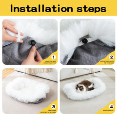 MeiSan calidez suave para patas junto al sillón, confort nocturno.