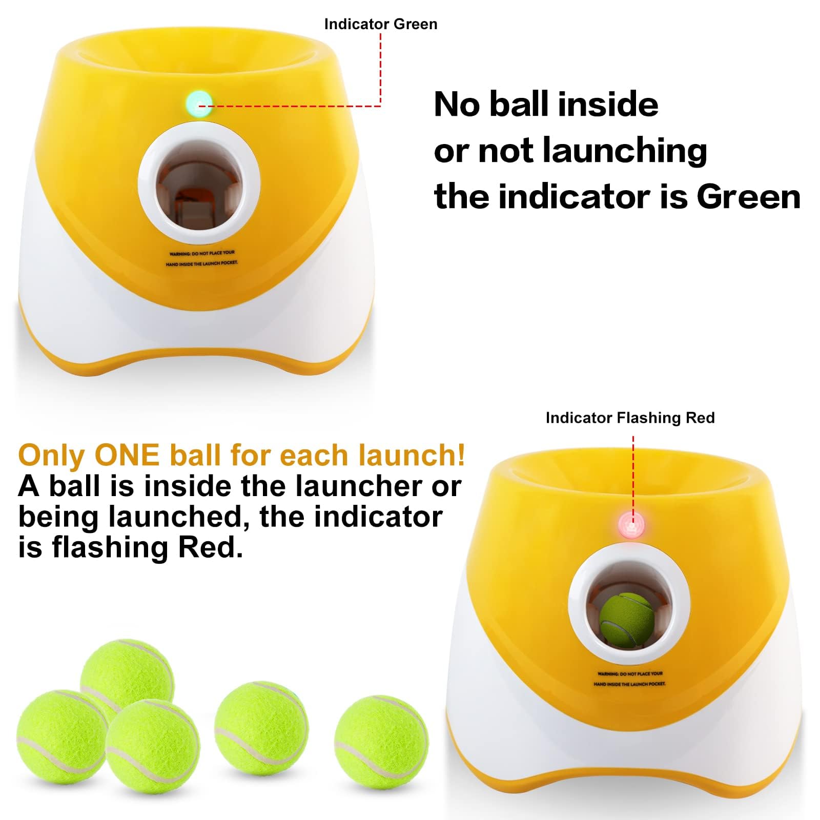 MEKAPLE lanzador automático con distancias ajustables, ideal para perros de distintos tamaños