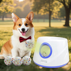 MEKAPLE lanzador-bola-perro-automatico facilita juego interactivo al aire libre