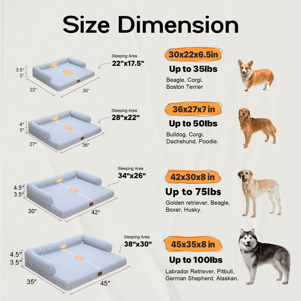 MEKIY base antideslizante para cama de perro grande y estable