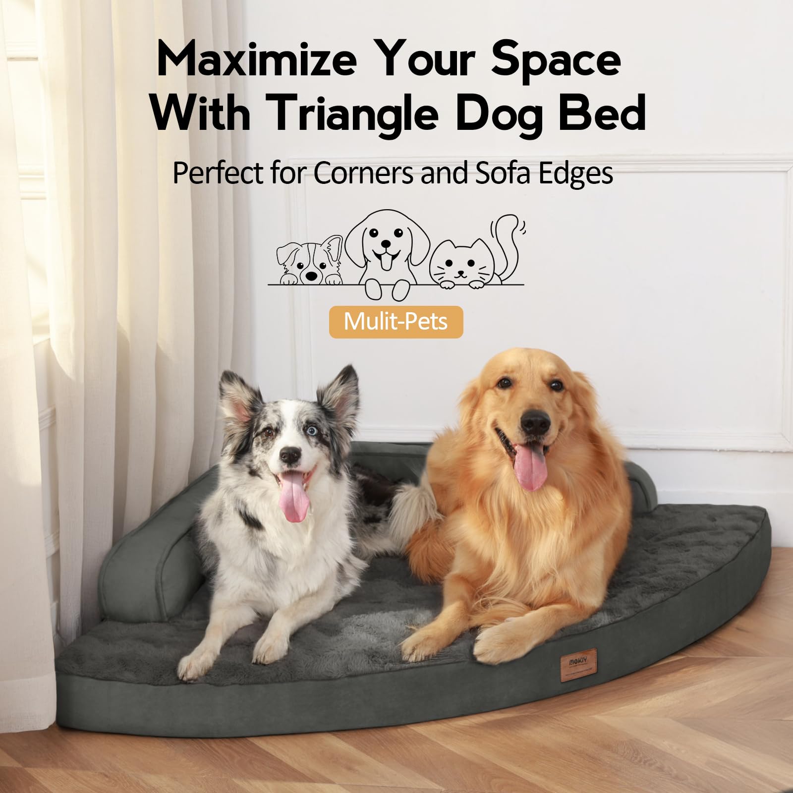 MEKIY funda desmontable, limpieza rápida y sencilla.