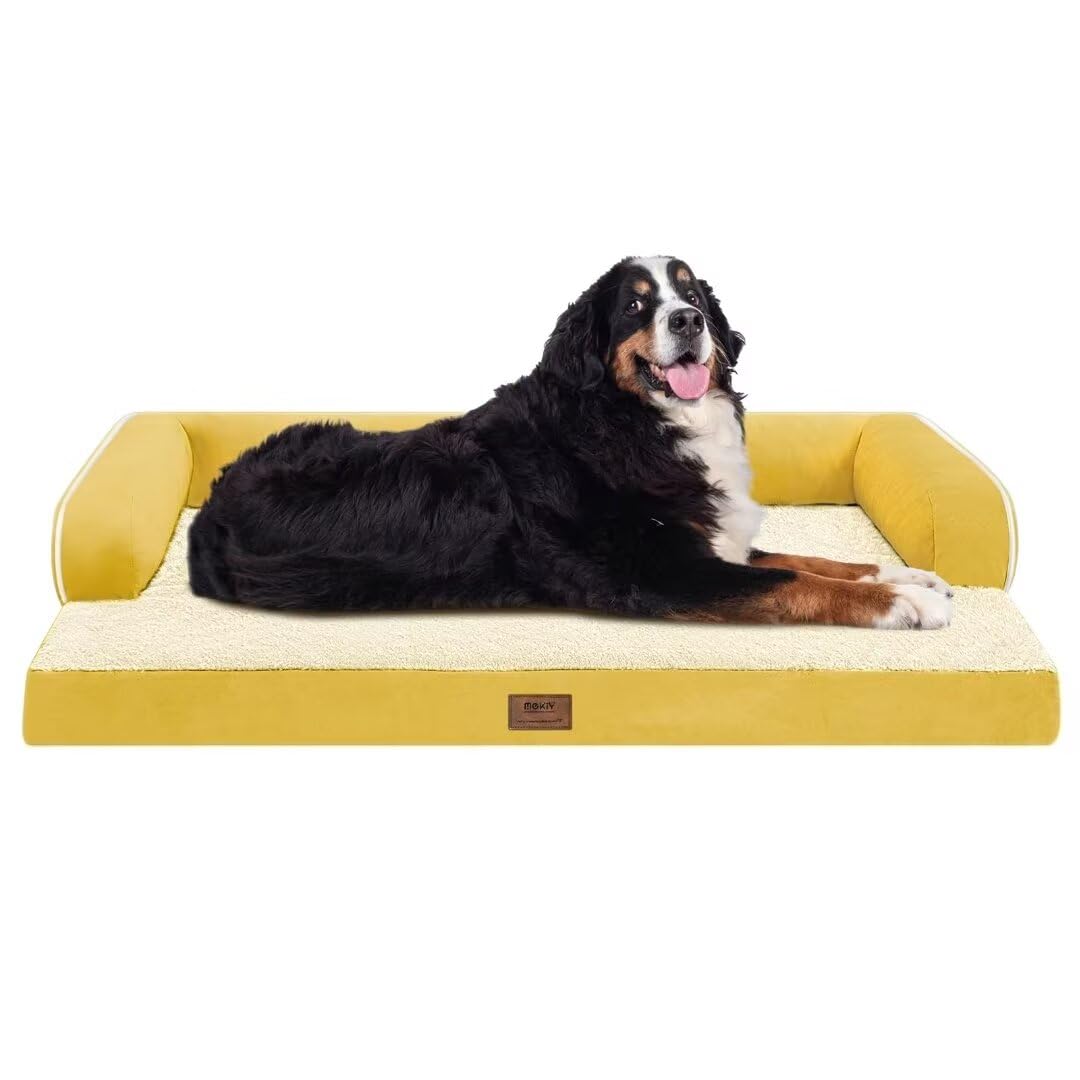 MEKIY cama perro gigante tamaño XXL: ideal para perros grandes hasta 59 kg