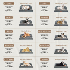 Cama MEKIY con almohada de apoyo suave para el descanso.