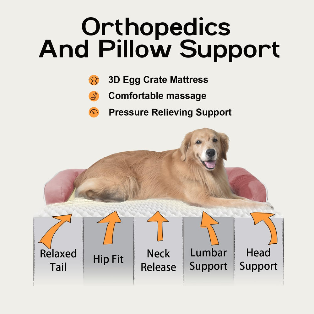 Cama MEKIY con borde en U para soporte de cabeza