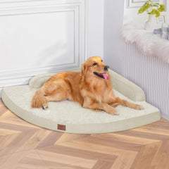 MEKIY cama para perro grande con espuma ortopédica tipo huevo para articulaciones