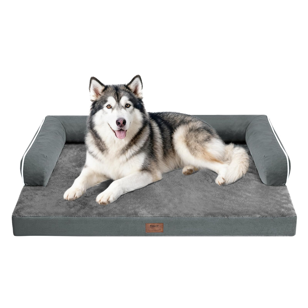 MEKIY cama para perros grandes con soporte ortopédico para articulaciones.