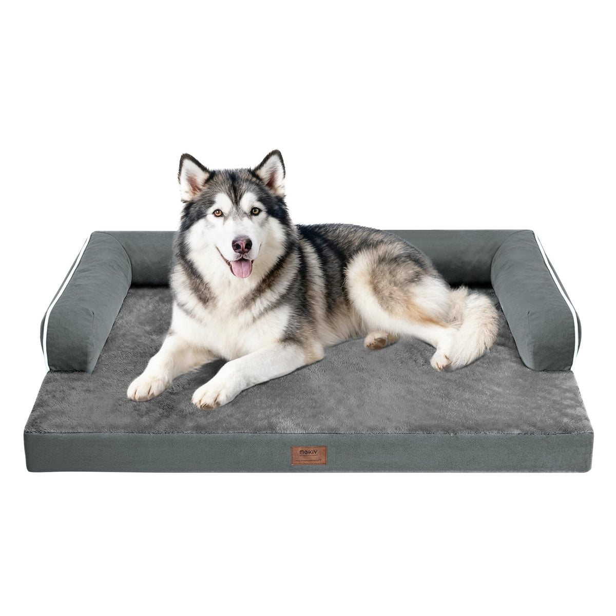 MEKIY cama para perros grandes con soporte ortopédico para articulaciones.