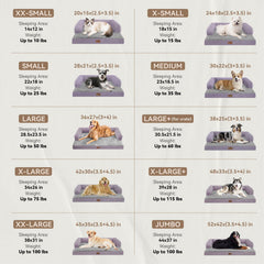 MEKIY cama ortopédica XL, lateral, tela suave brinda descanso estable para noches tranquilas