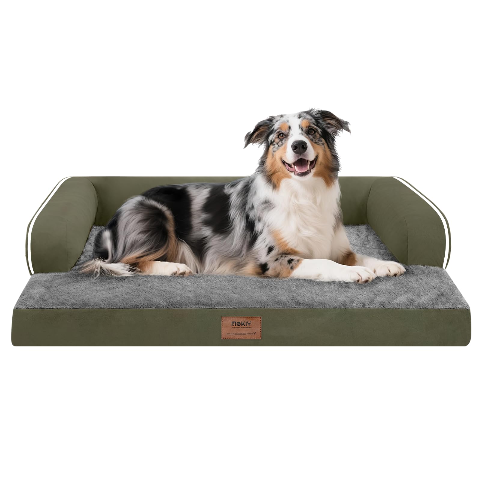 Cama MEKIY XL ortopédica para perros grandes con soporte articular.