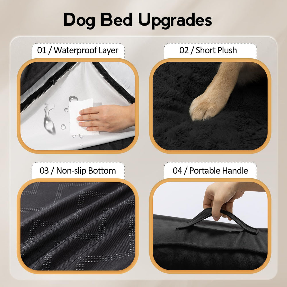 Cama MEKIY XXL con forro impermeable para mantener higiene.