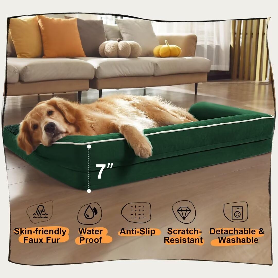 Dimensiones 36x27x7 pulgadas para perros hasta 50 libras MEKIY