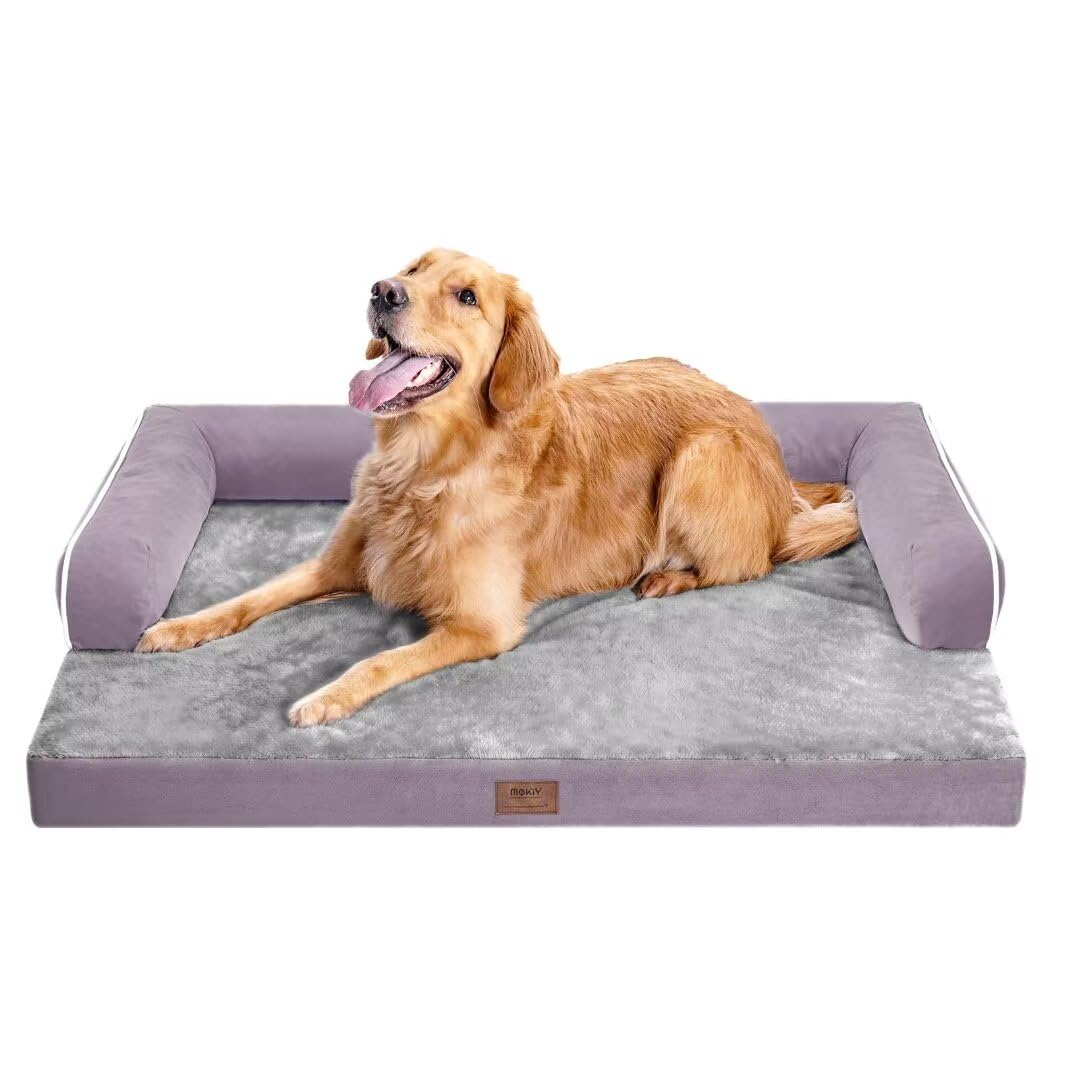 MEKIY diseño-morado-cama-perro, armoniza con la decoración del hogar.