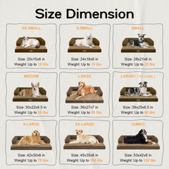 Funda impermeable y lavable MEKIY para cama de perro limpia.